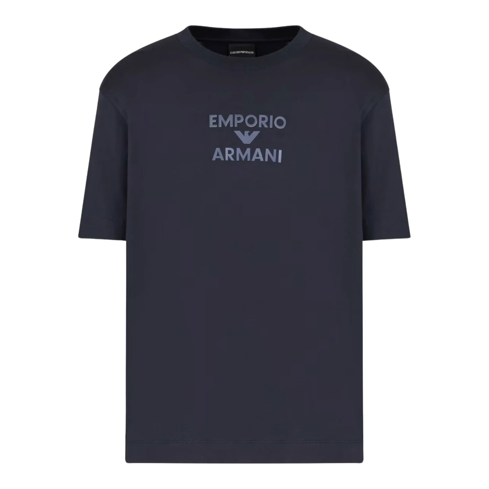 Emporio Armani Hombre Azul Camisetas, Talla: L