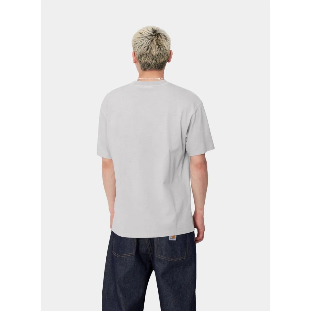 Carhartt WIP Duster Script T-Shirt Basalt Gray Heren