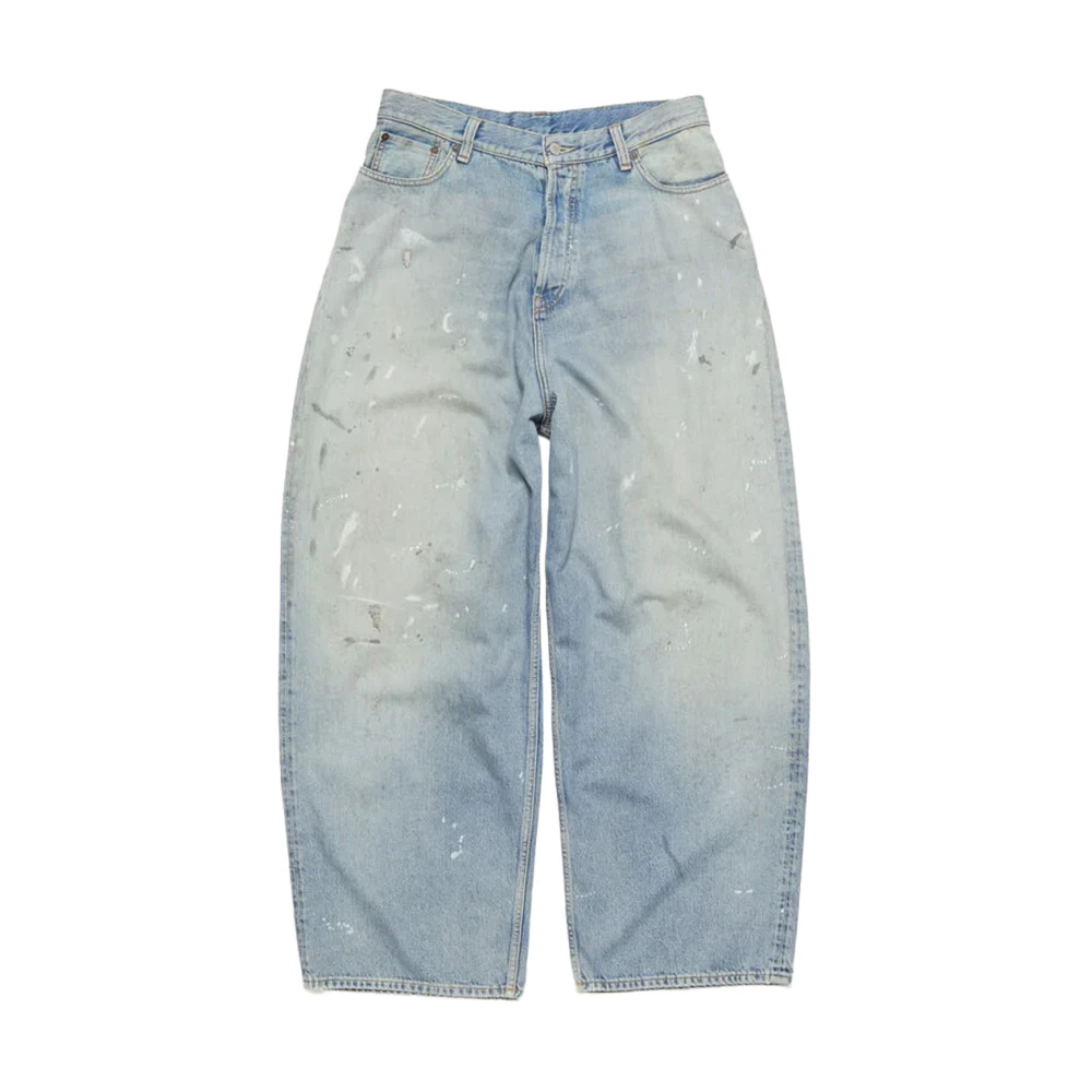 Acne Studios Women's Blue Baggy Jeans Loose Fit