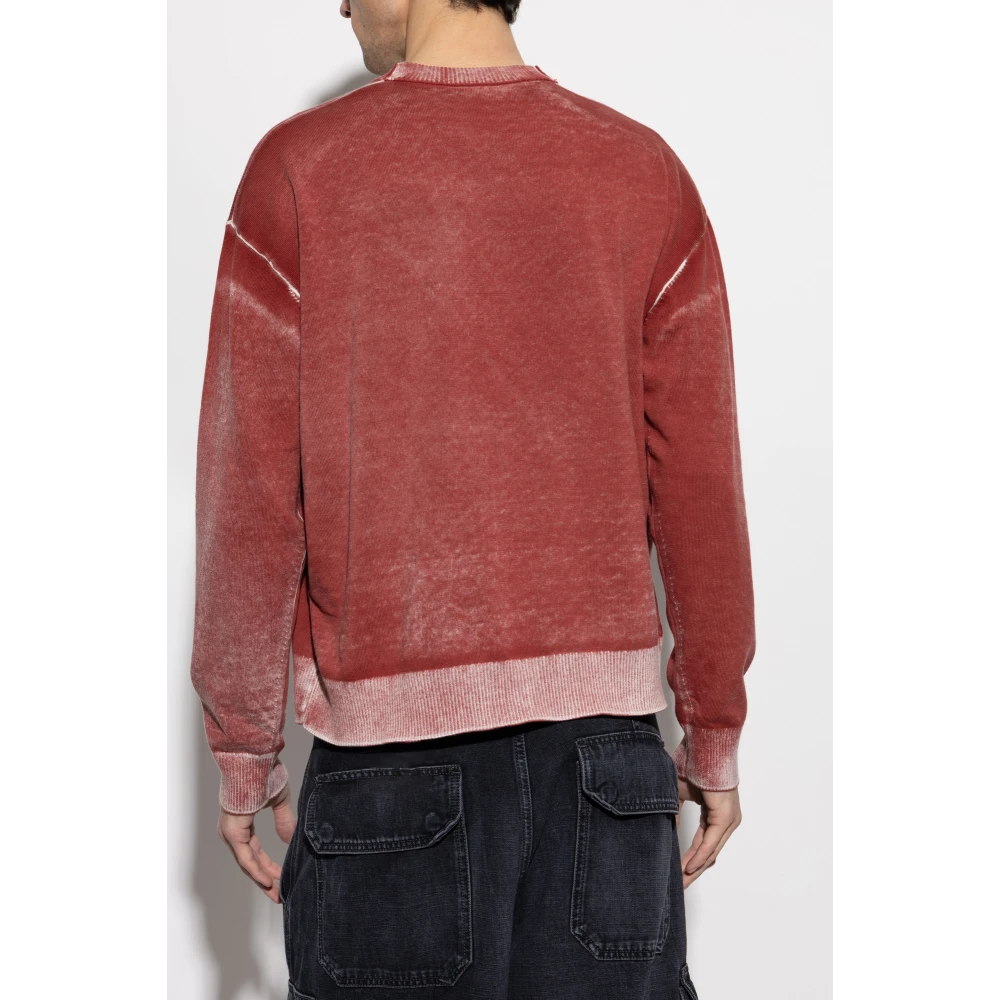 Diesel Sweater K-Belez Red Heren