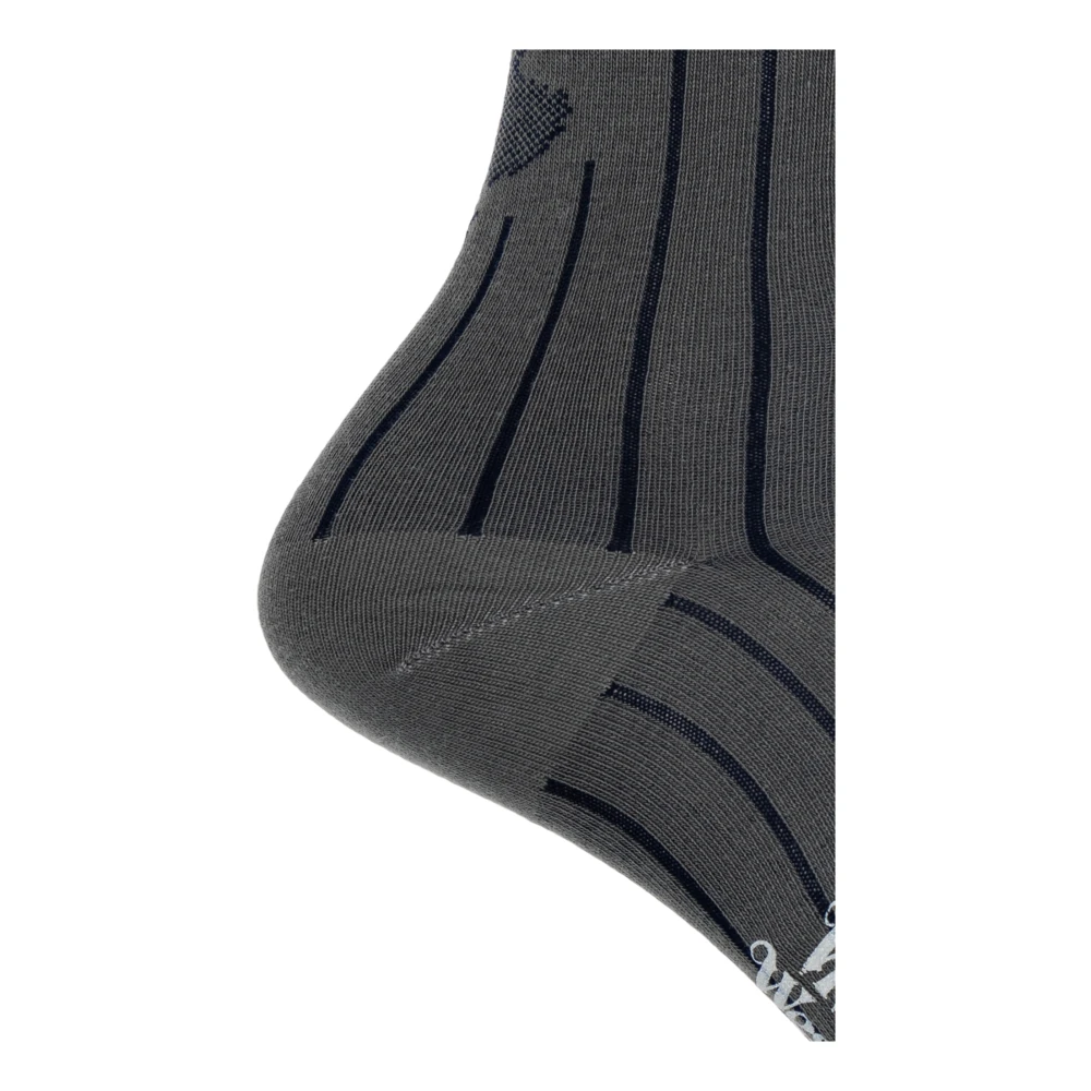 Vivienne Westwood Sokken met logo Gray Heren