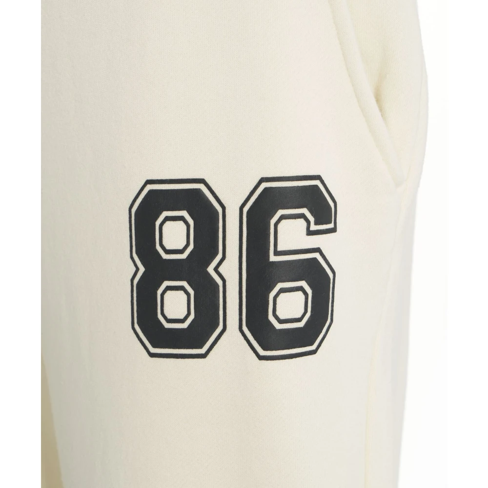 love stories Witte katoenen joggers met logodesign White Dames