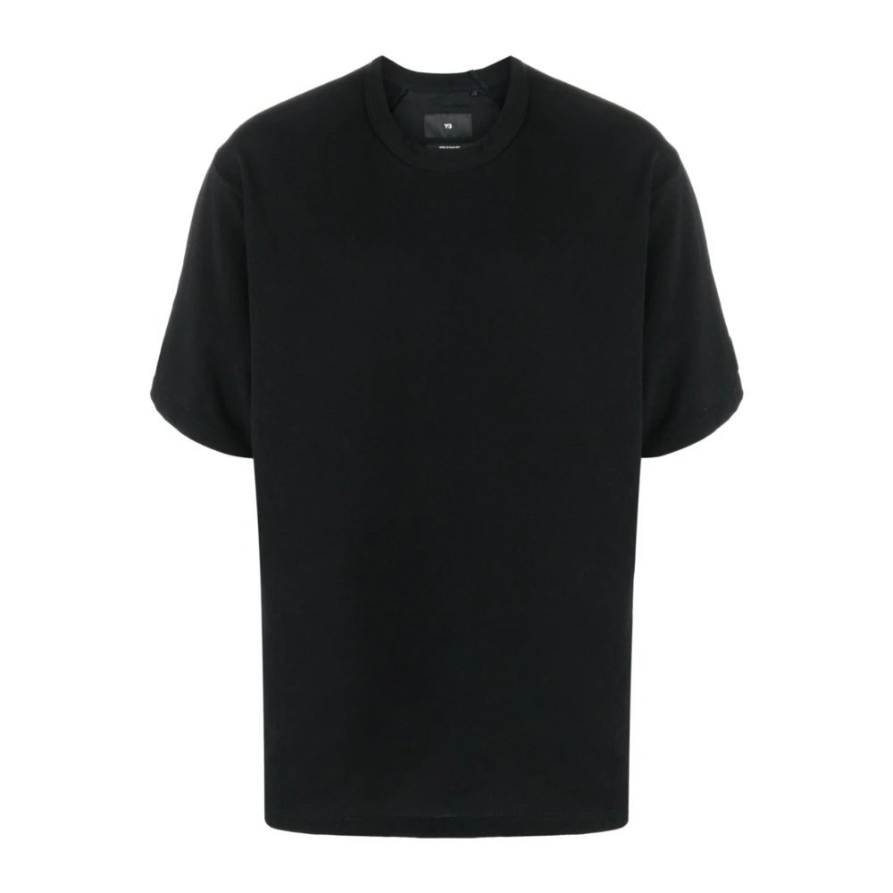 Y-3 Premium Zwart T-shirt met Korte Mouwen Black Heren