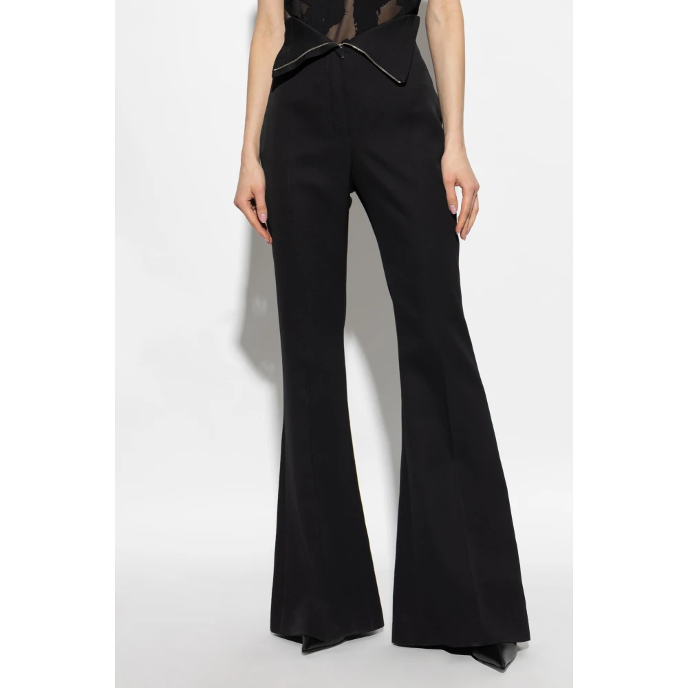 alexander mcqueen Wollen broek Black Dames