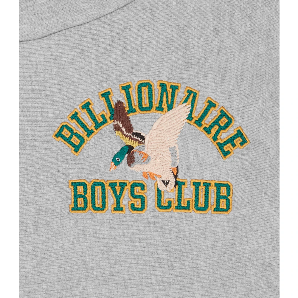 Billionaire Boys Club Eend Varsity Geborduurde Popover Hood Gray Heren