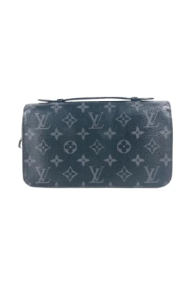 Pre-owned Monogram Eclipse Long Wallet (Bi-fold)