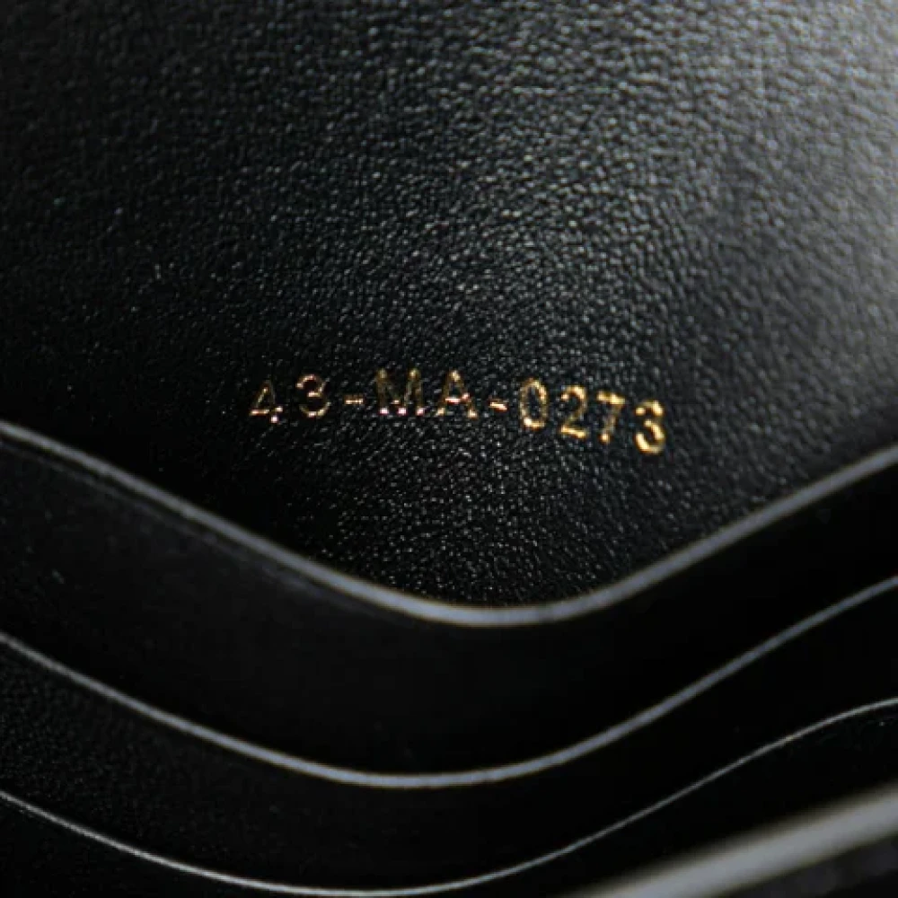 Dior Vintage Pre-owned Leather shoulder-bags Black Dames