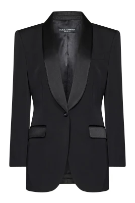 Svart Tuxedo Jacka Ytterkläder
