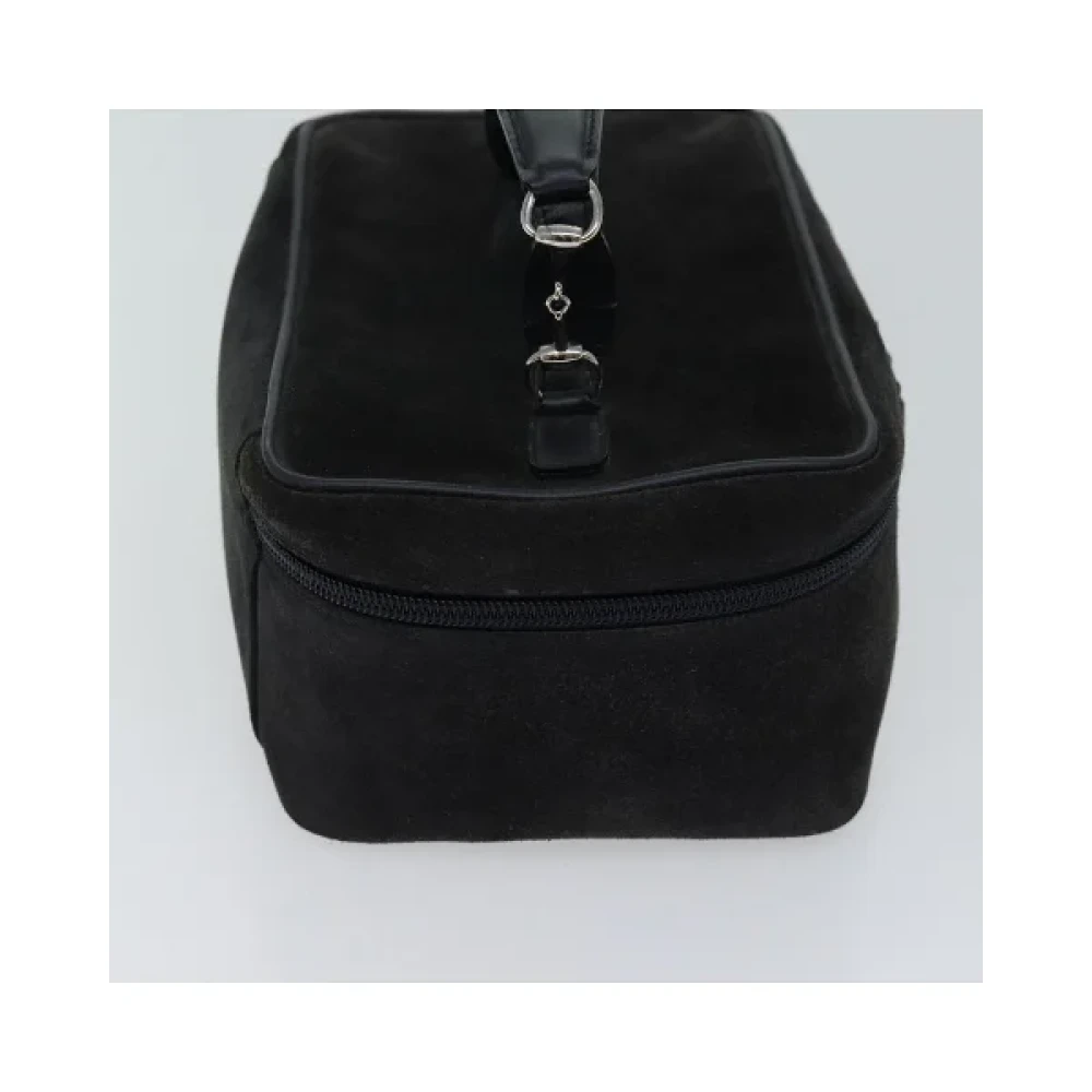 Gucci Vintage Pre-owned Suede gucci-bags Black Dames