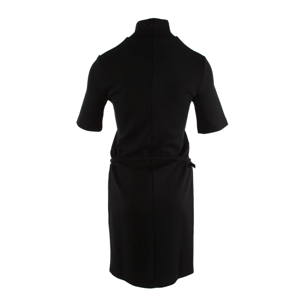 SPORTMAX Zwarte Wollen Jurk Black Dames