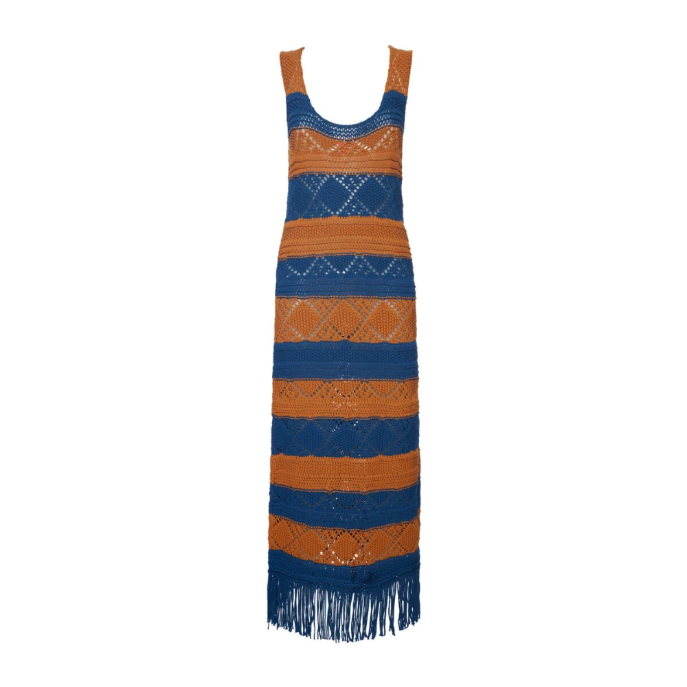 La DoubleJ Gestreepte Sweater Jurk Multicolor Dames