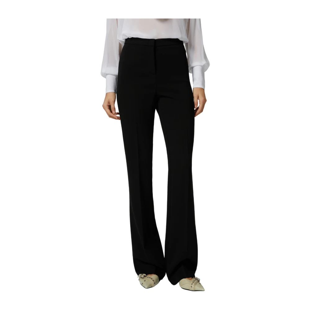 Pinko Cady Tecnico Zwarte Broek Limousine Black Dames