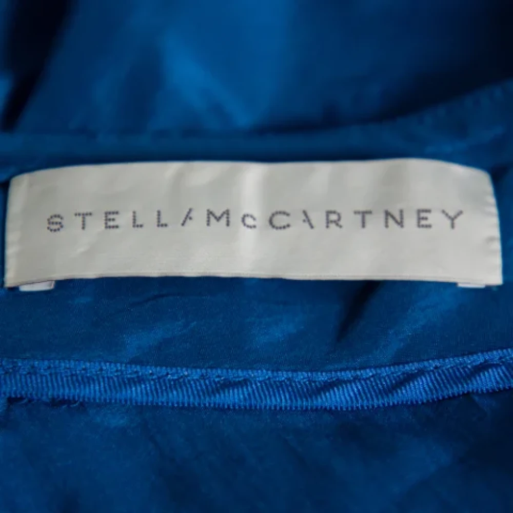 Stella McCartney Pre-owned Silk bottoms Blue Dames