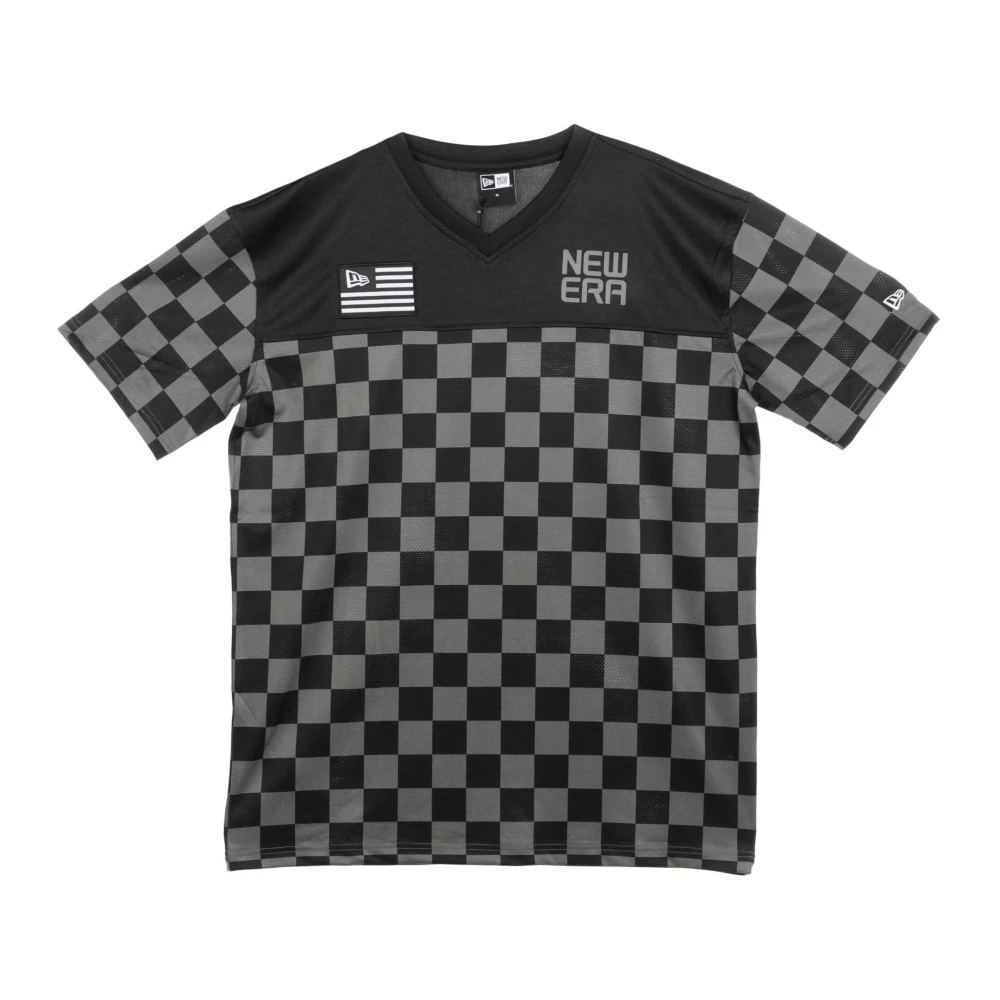 New era Zwarte Oversized Tee Heren Tuniek Black Heren
