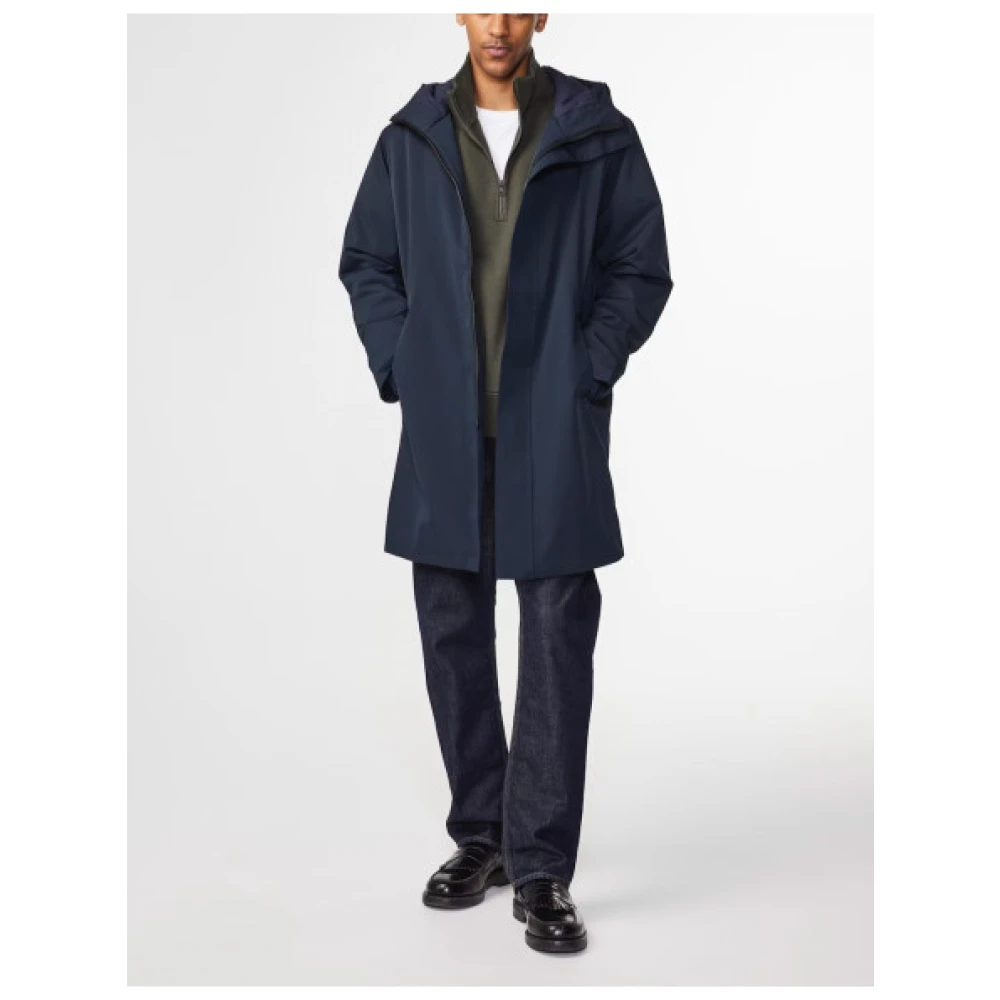 Nn07 Waterdichte Parka met Primaloft Voering Blue Heren