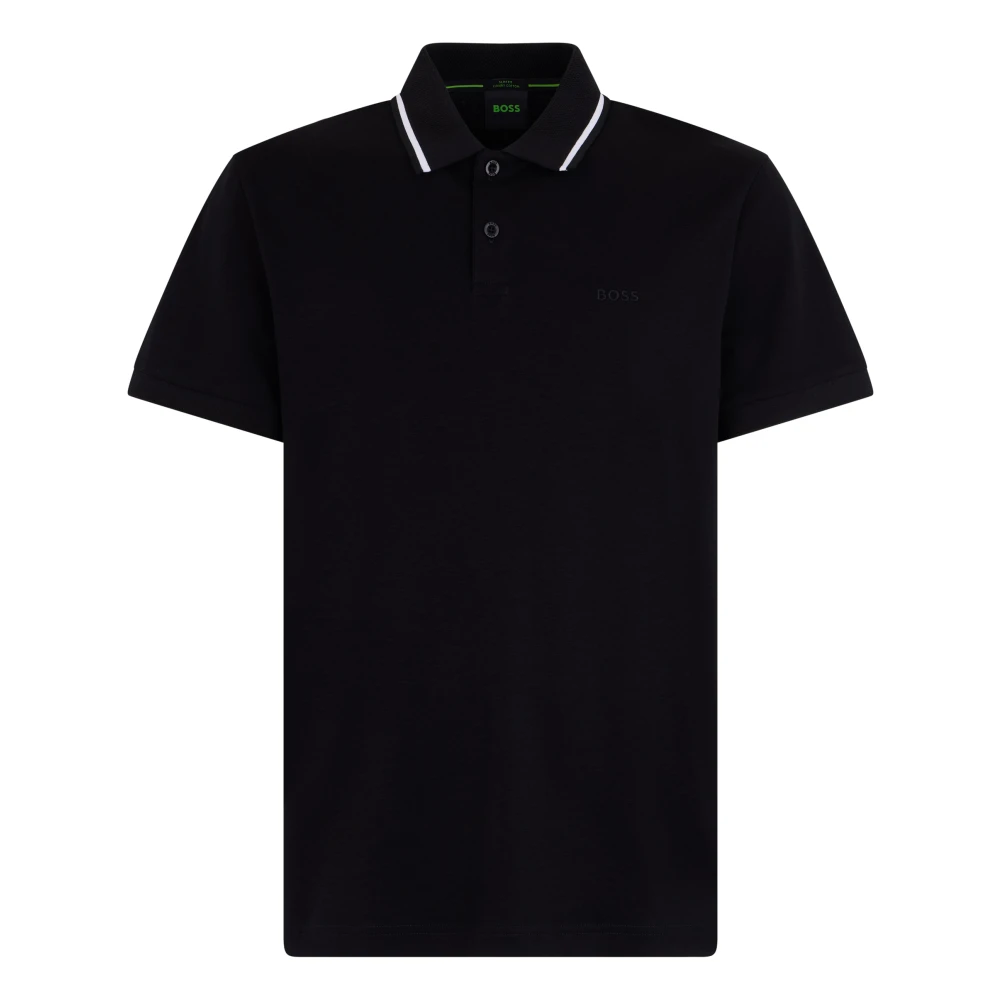 Hugo Men's Black Polo Shirts, M, Paddy Slim-Fit Polo