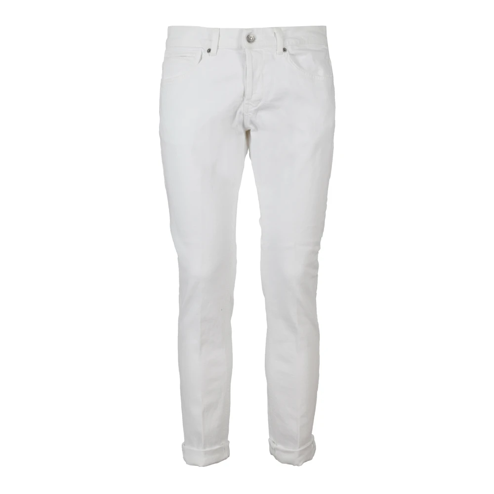 Dondup Stijlvolle George Denim Jeans White Heren