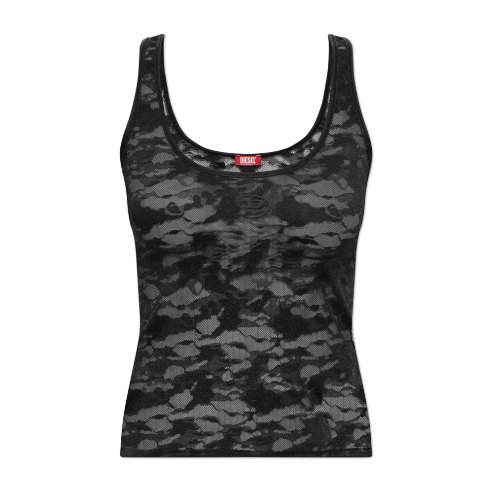 Diesel Donna Nero Top, 2XS, New,