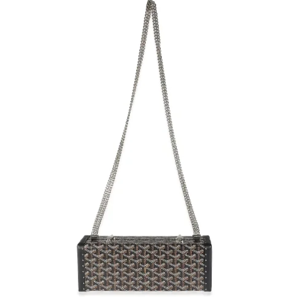 Goyard Vintage Pre-owned Canvas clutches Black Dames