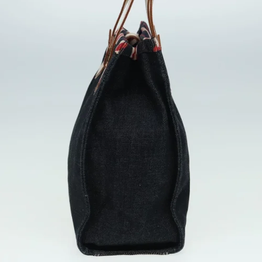 Burberry Vintage Pre-owned Canvas handbags Blue Dames