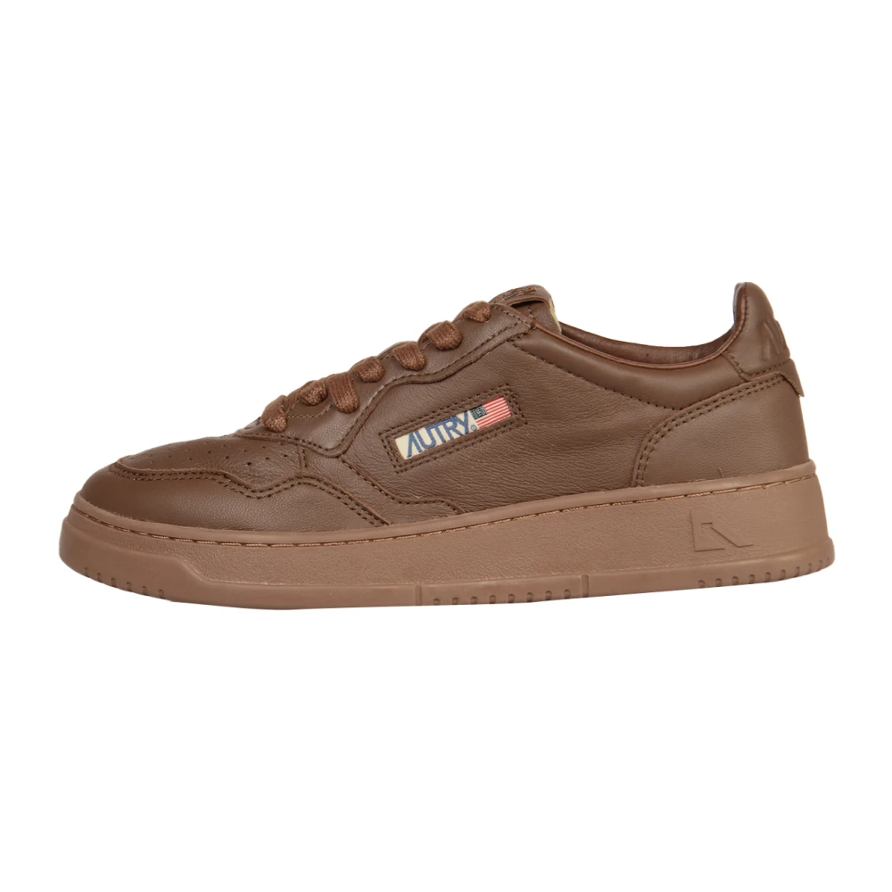 Autry Sneakers, Female, 5 Uk, Low Medalist Trainers Brown