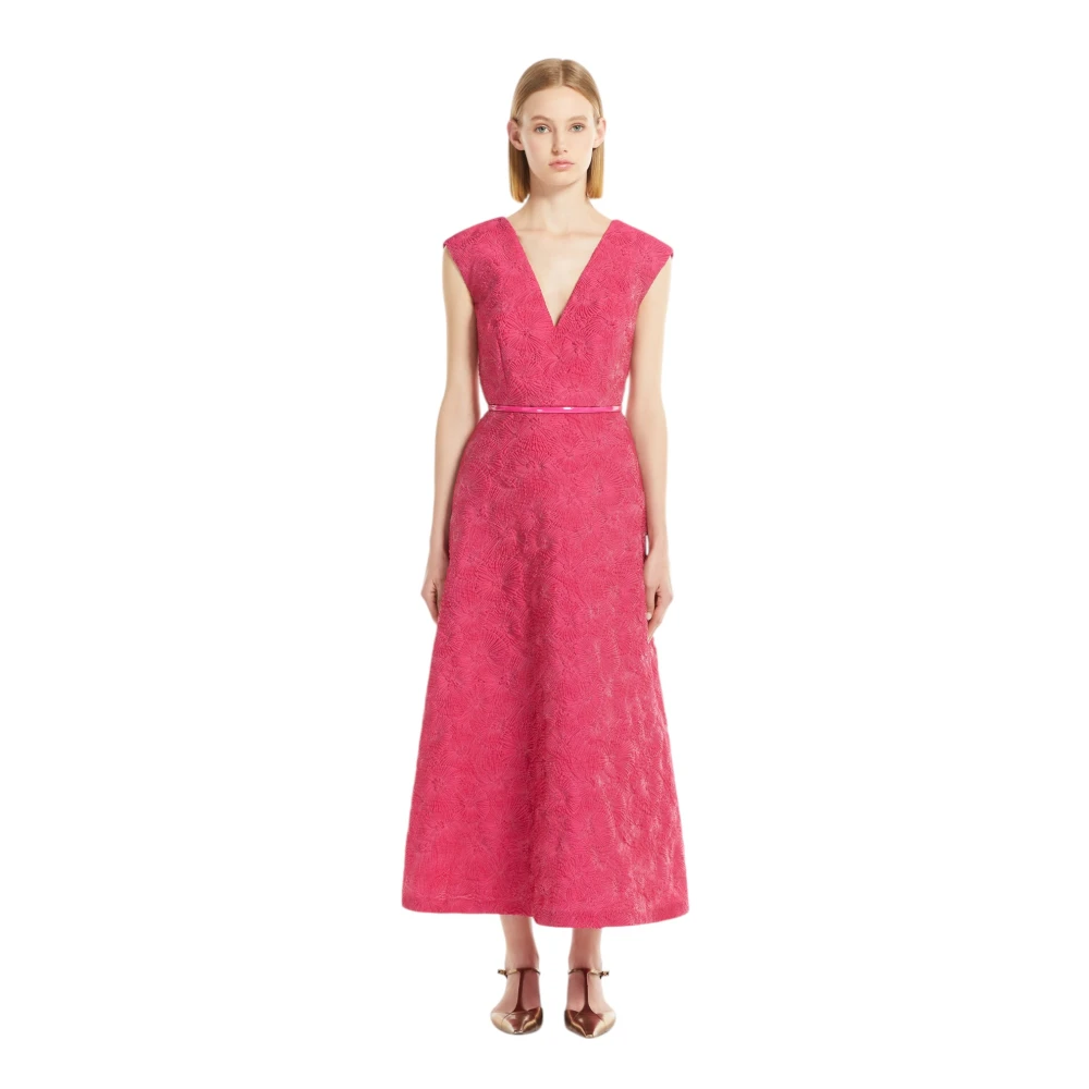 Max Mara Studio Elegante Jurk voor elke gelegenheid Pink Dames