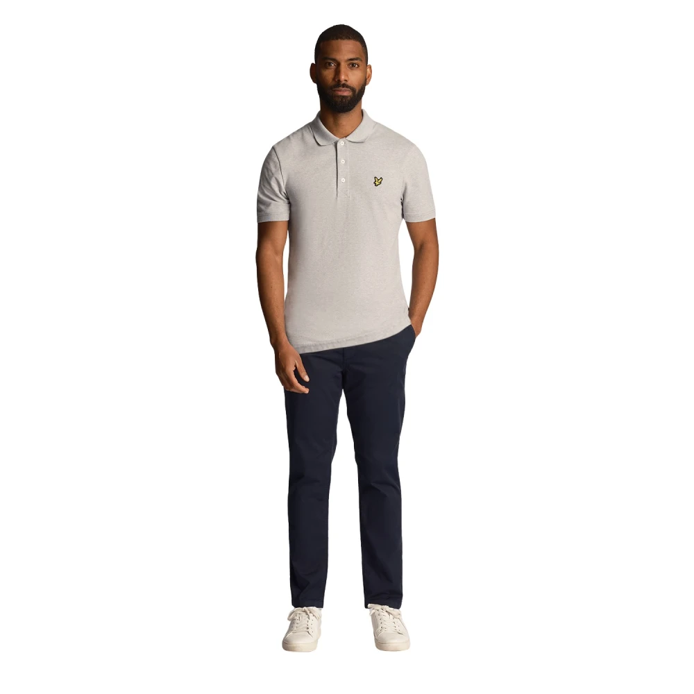 Lyle & Scott Chino Broek Anfield Stijl Blue Heren