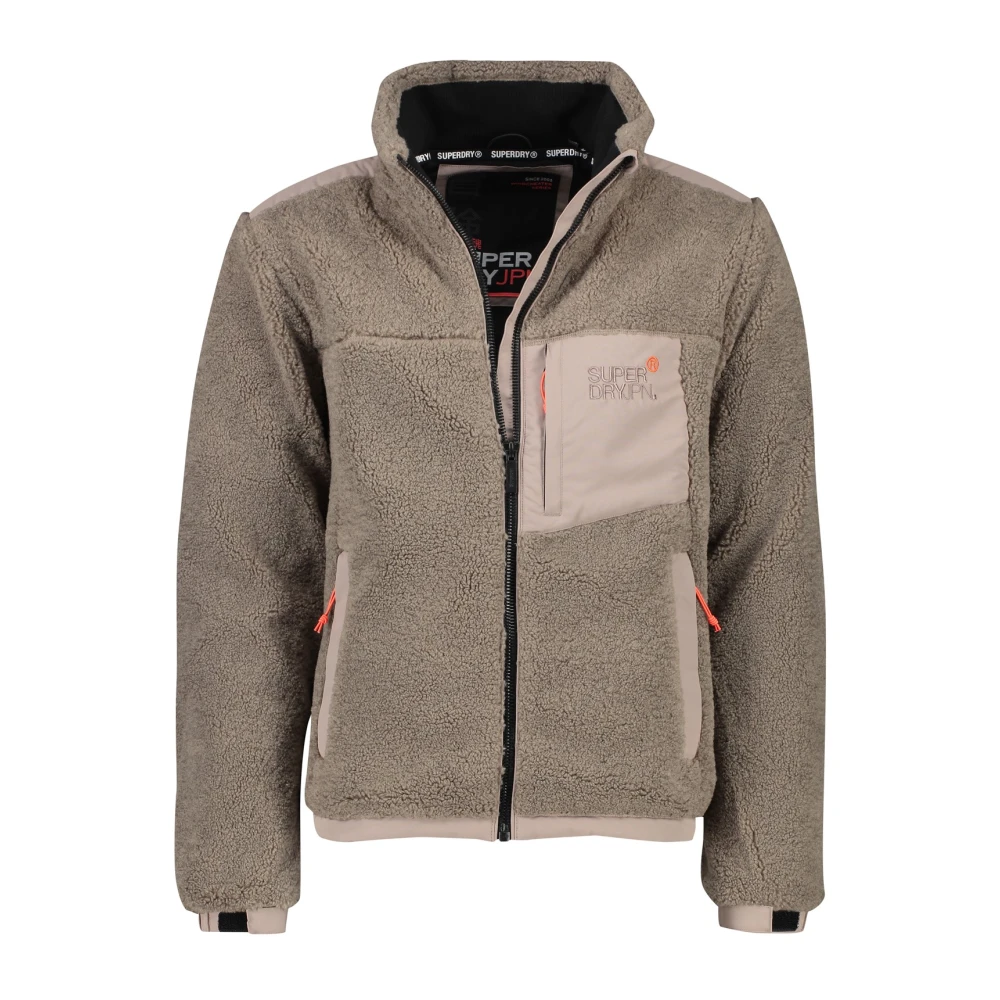 Superdry Bruine Vest voor Mannen Brown Heren