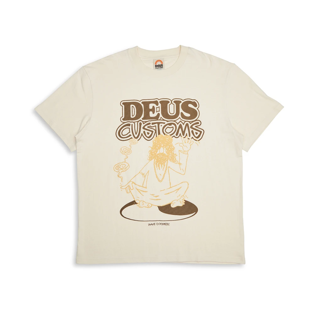 Deus Ex Machina Emphatic Wave Tee White Heren