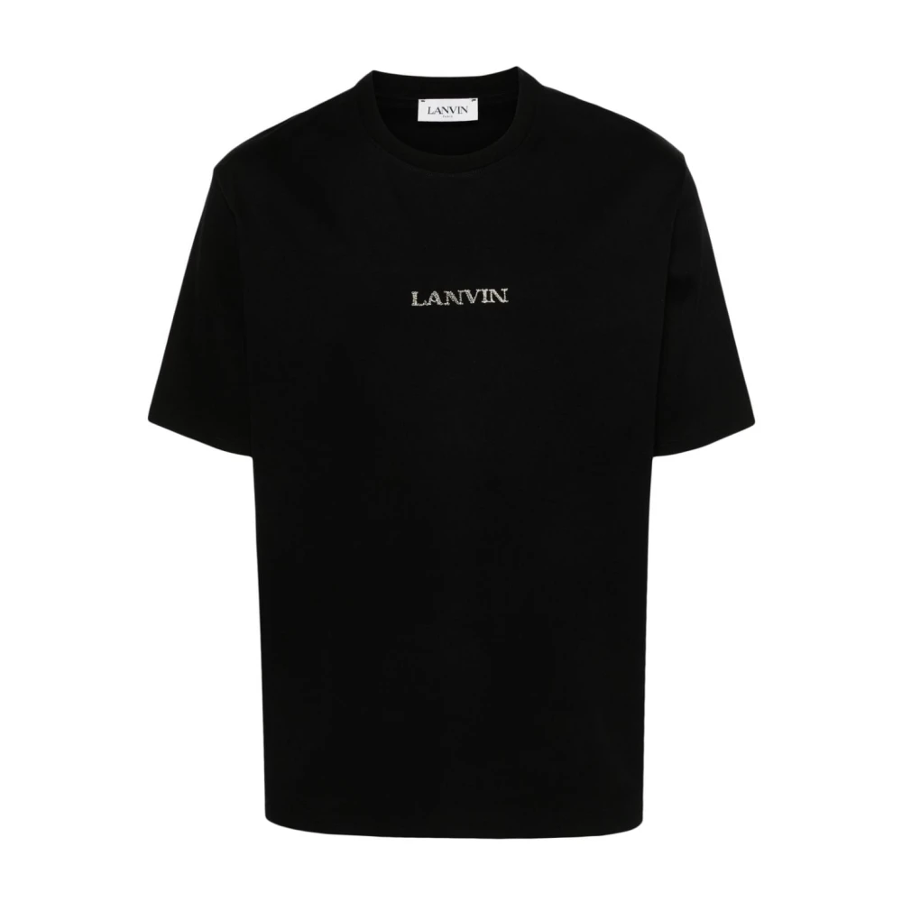 Lanvin T-Shirts Black Heren