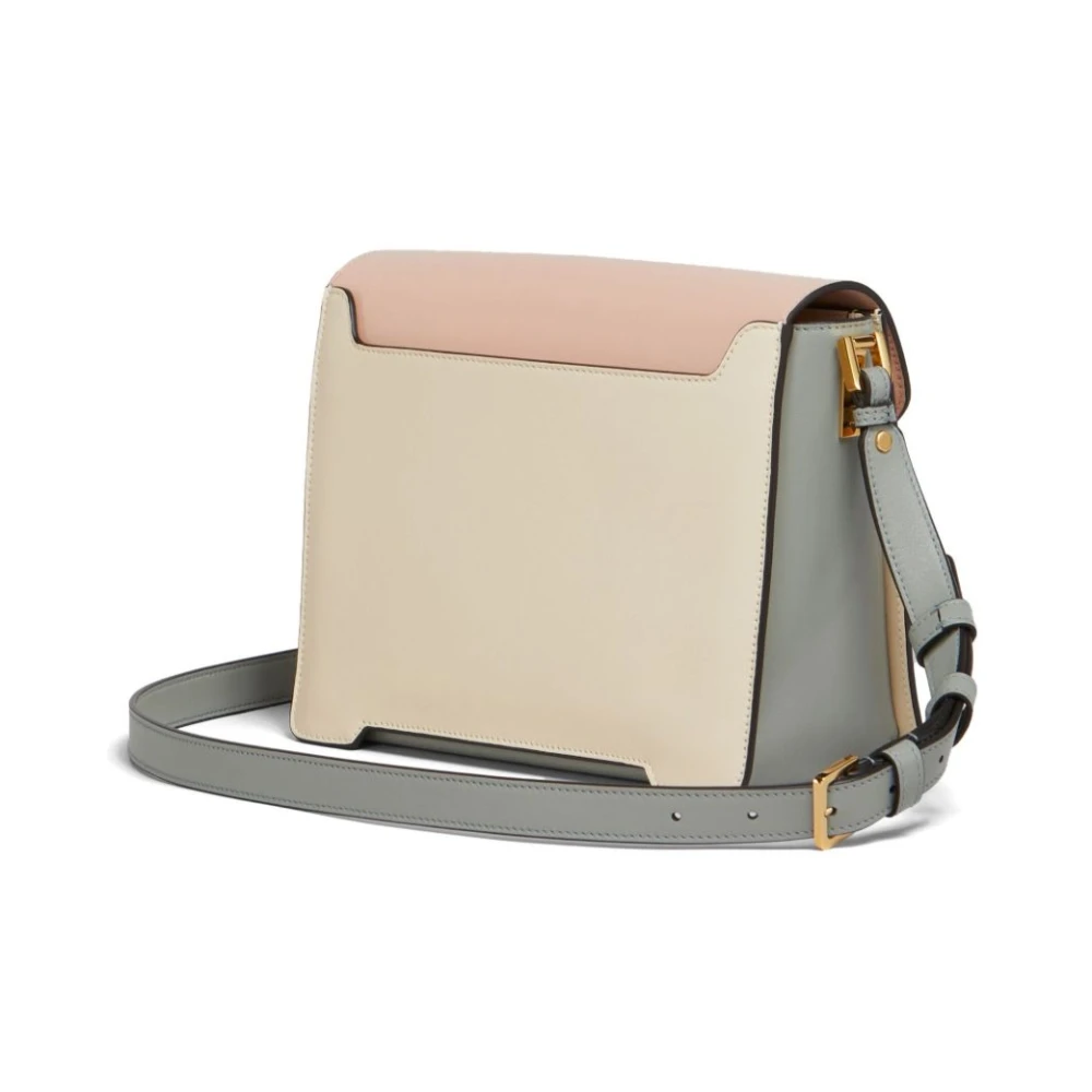 Marni Roze Beige Schoudertas Pink Dames