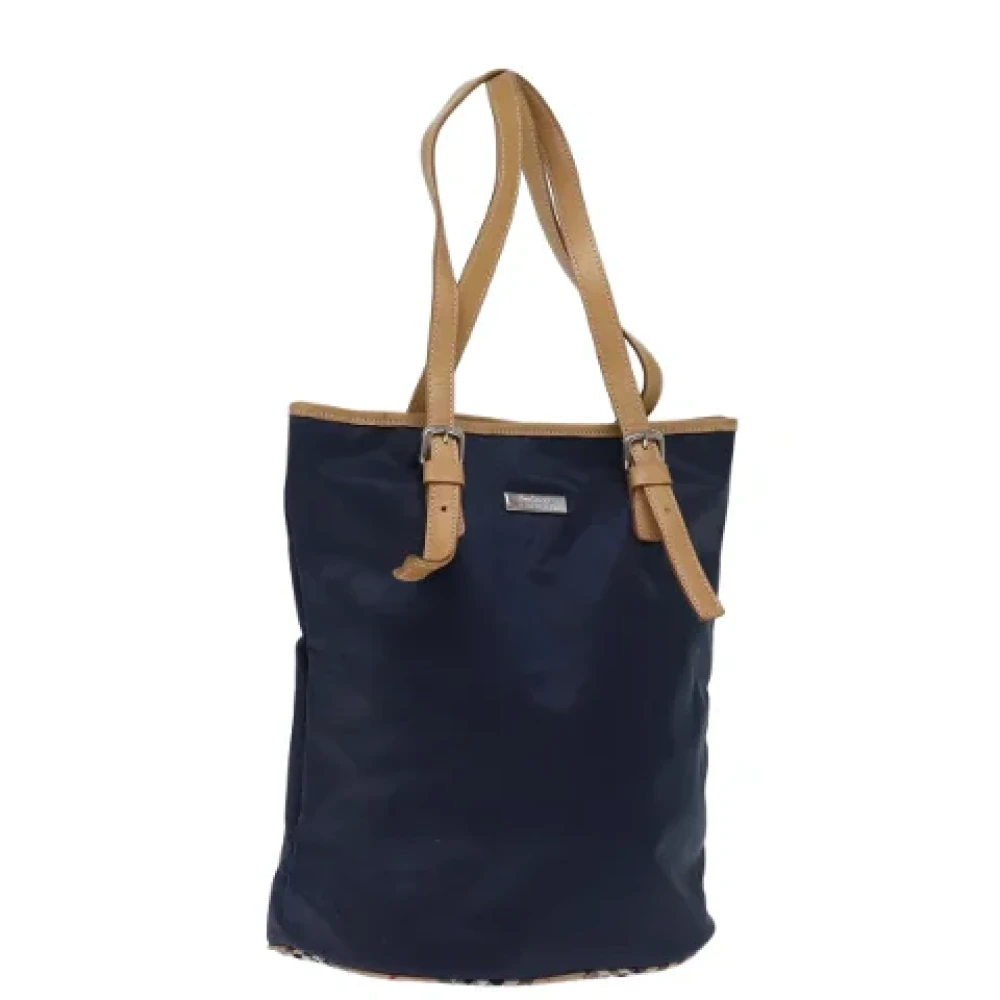 Burberry Vintage Pre-owned Nylon totes Blue Dames