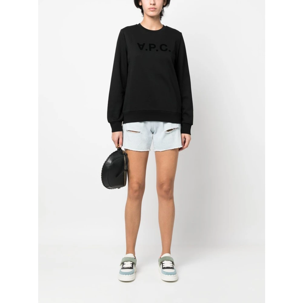 A.p.c. Dameskleding Sweatshirts Zwart Aw23 Black Dames