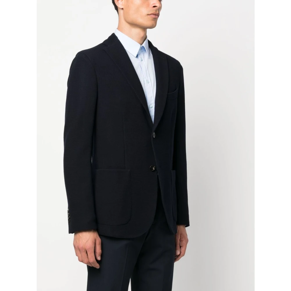 Boglioli Nachtblauwe K-Jacket Blazer Blue Heren