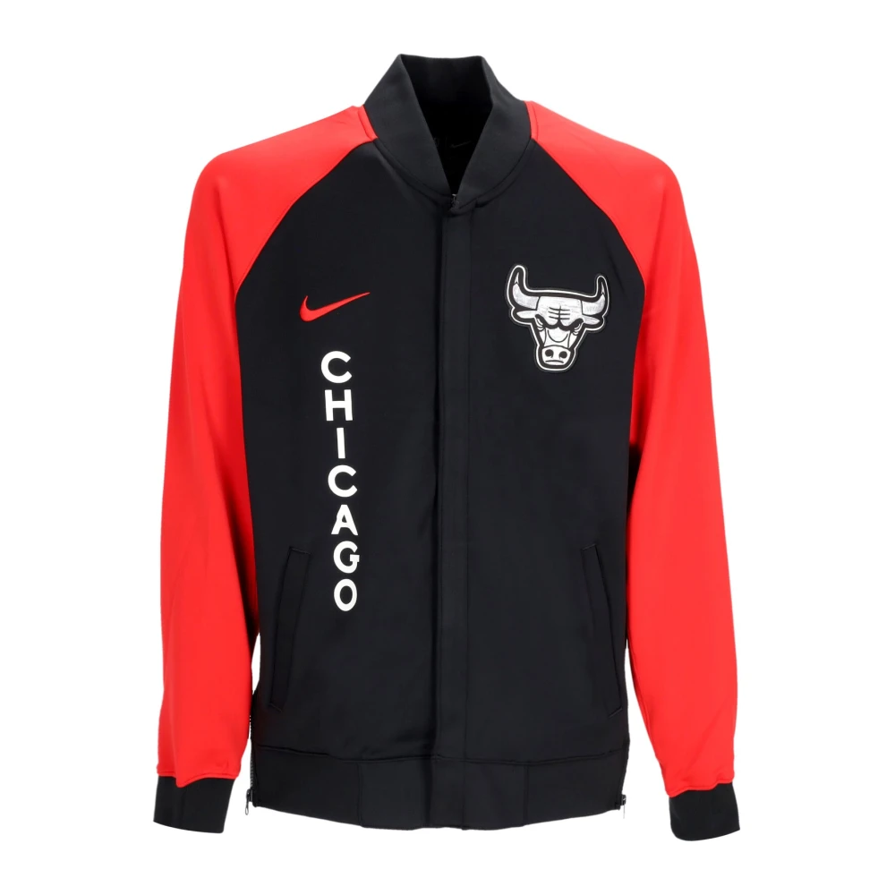 Nike Men's Black Training, 2XL, Chicago Bulls Nba Showtime Jacket