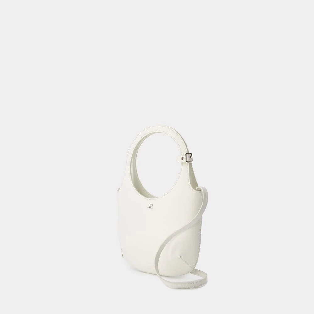 Courrèges Off White Leren Tas White Dames