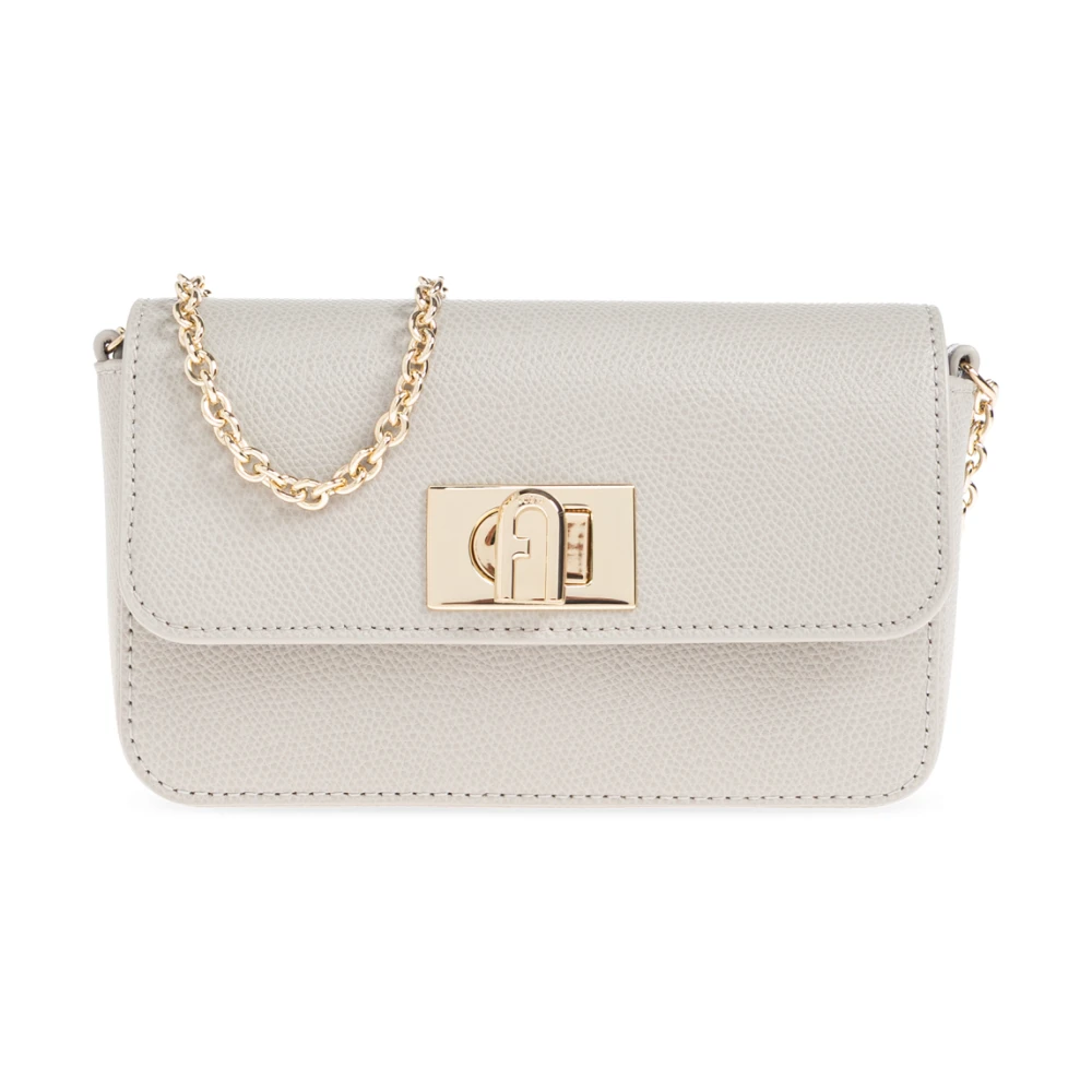 Furla Vrouw Grijs Tassen Dames, One Size, Leer, 1927 Mini Bag