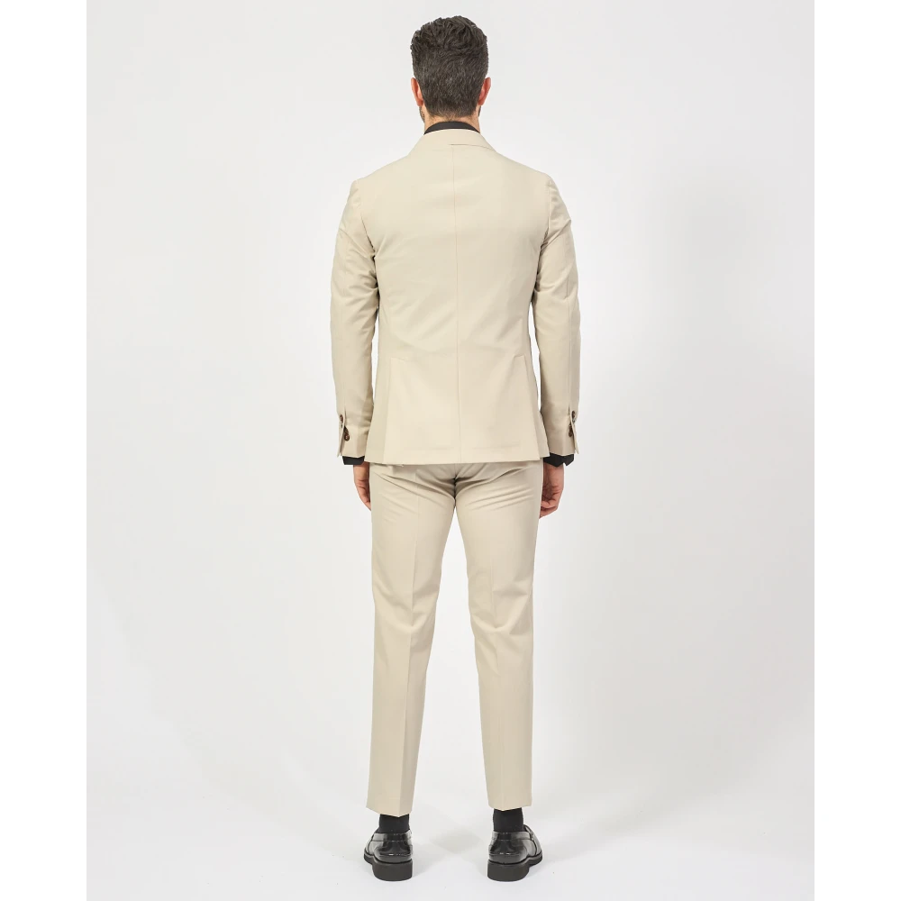 Mulish Beige Double-Breasted Jurk Set Beige Heren