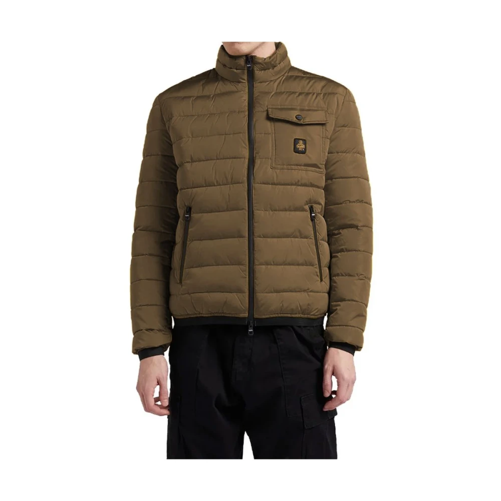 RefrigiWear Bruine Nylon Donsjas Brown Heren