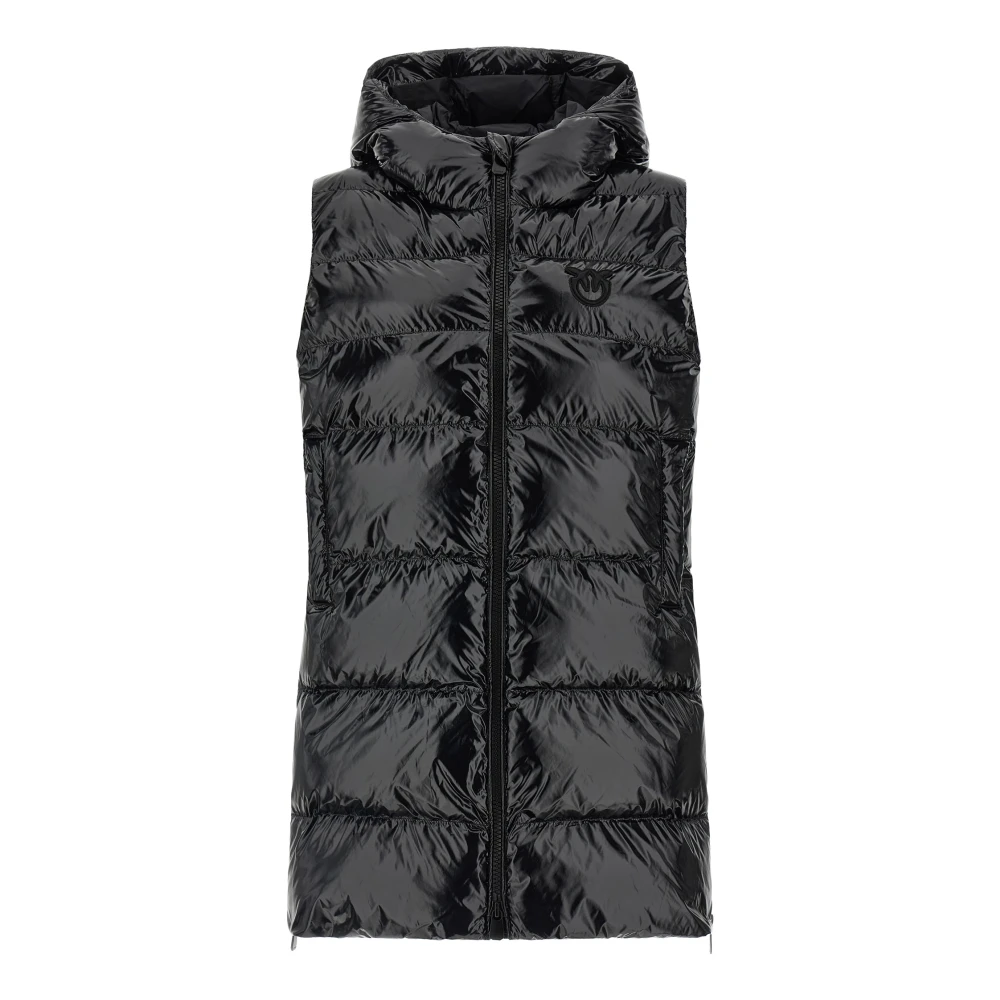 Pinko Black Graffetta Vest - Female - Waistcoats - Xs - Jackets