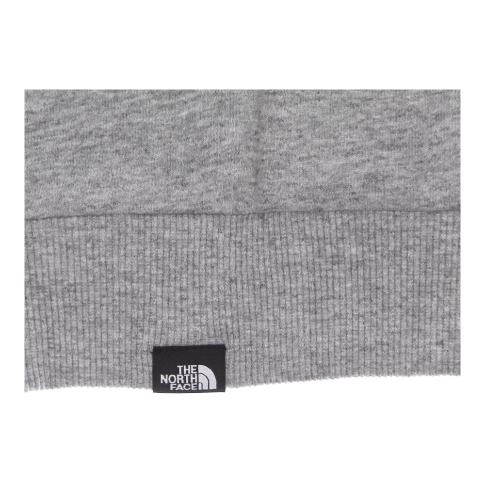 The North Face Lichtgrijze Hoodie met Kangoeroezak Gray Heren