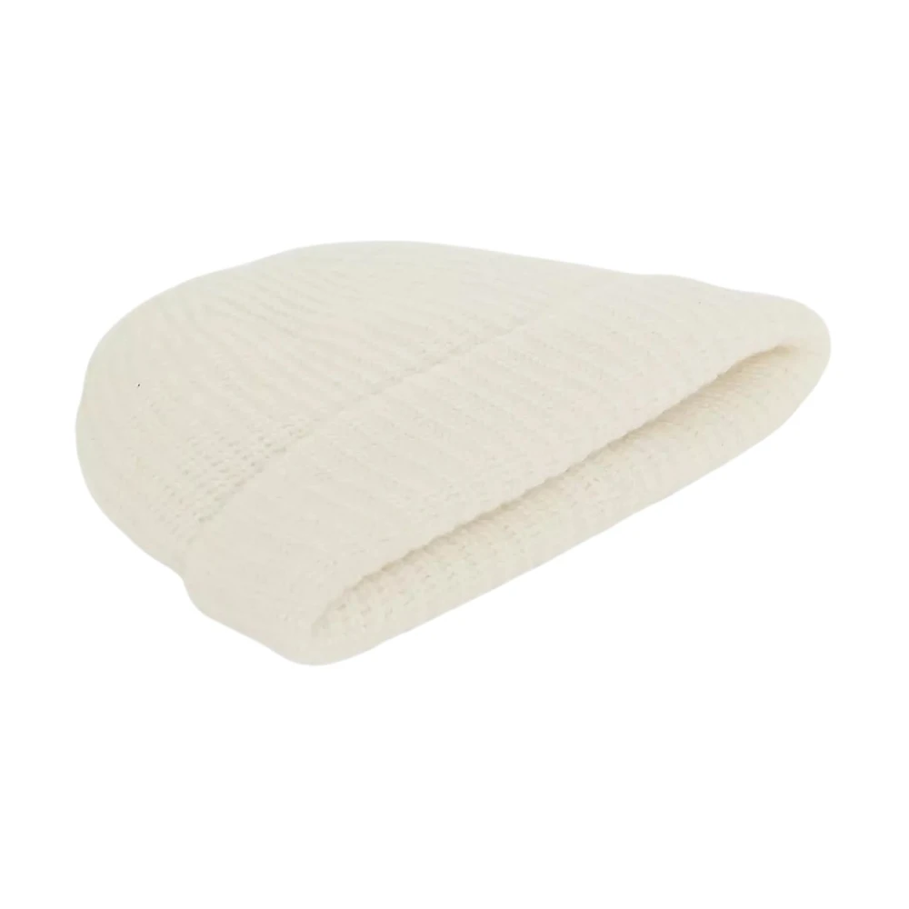 Yves Salomon Witte Kasjmier Beanie Muts White Unisex