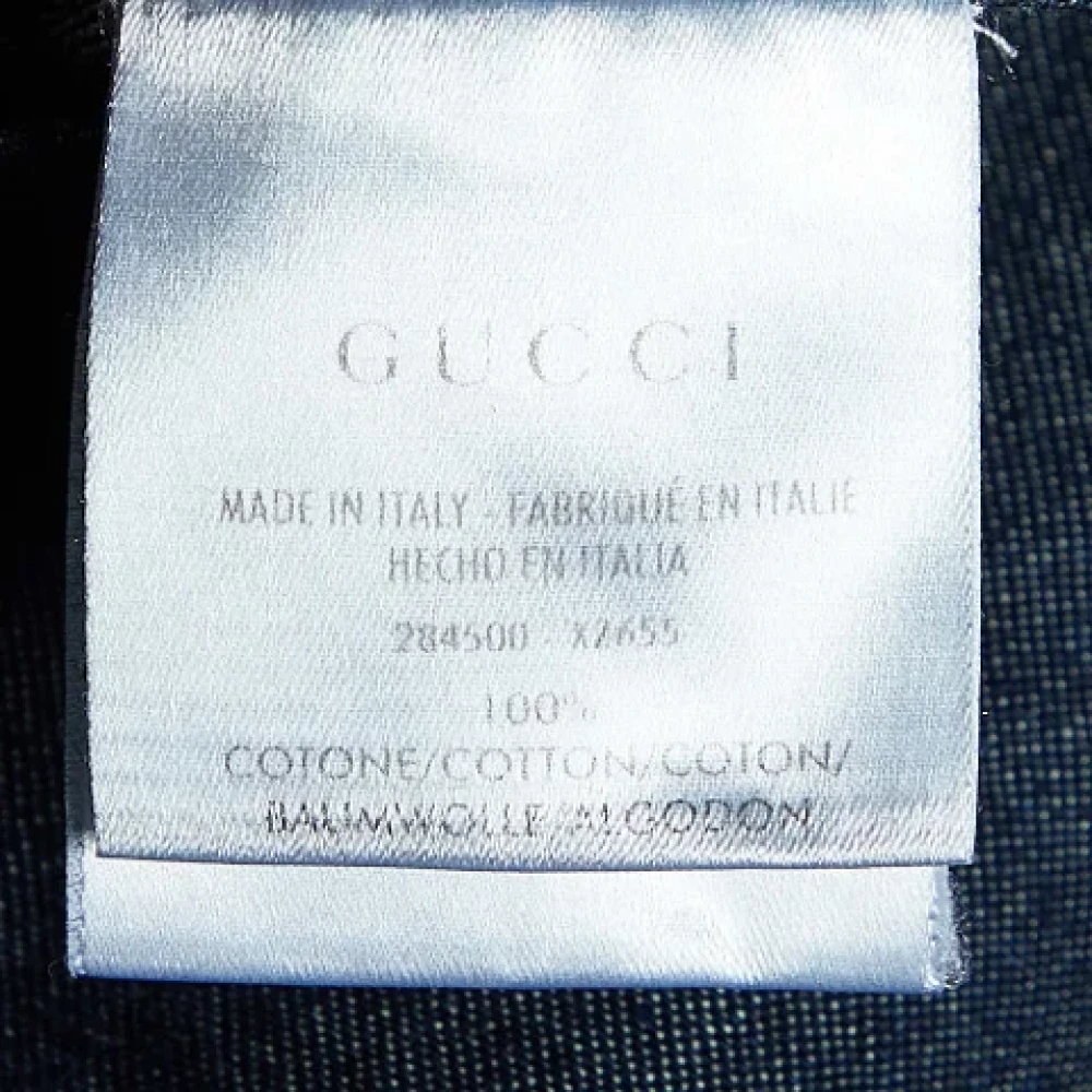 Gucci Vintage Pre-owned Denim dresses Blue Dames