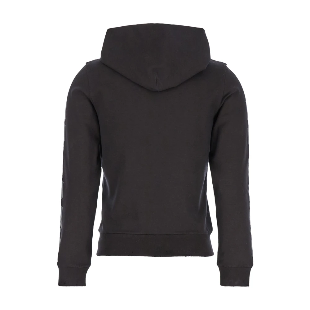 Balenciaga Zwarte Gothic Zip-Up Hoodie Sweater Black Dames