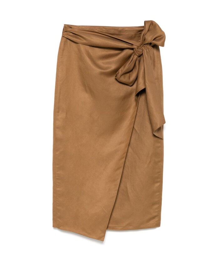 brun-laeder-nederdel-elegant-stil