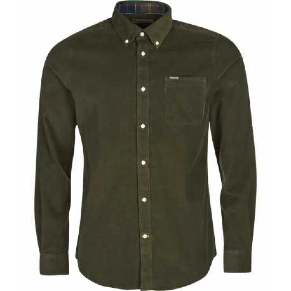 Barbour Groene Velvet Ramsey Shirt Tartan Green Heren