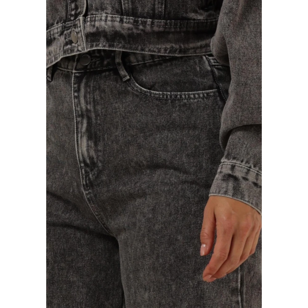 Freebird Antraciet Melody Slim Fit Jeans Gray Dames