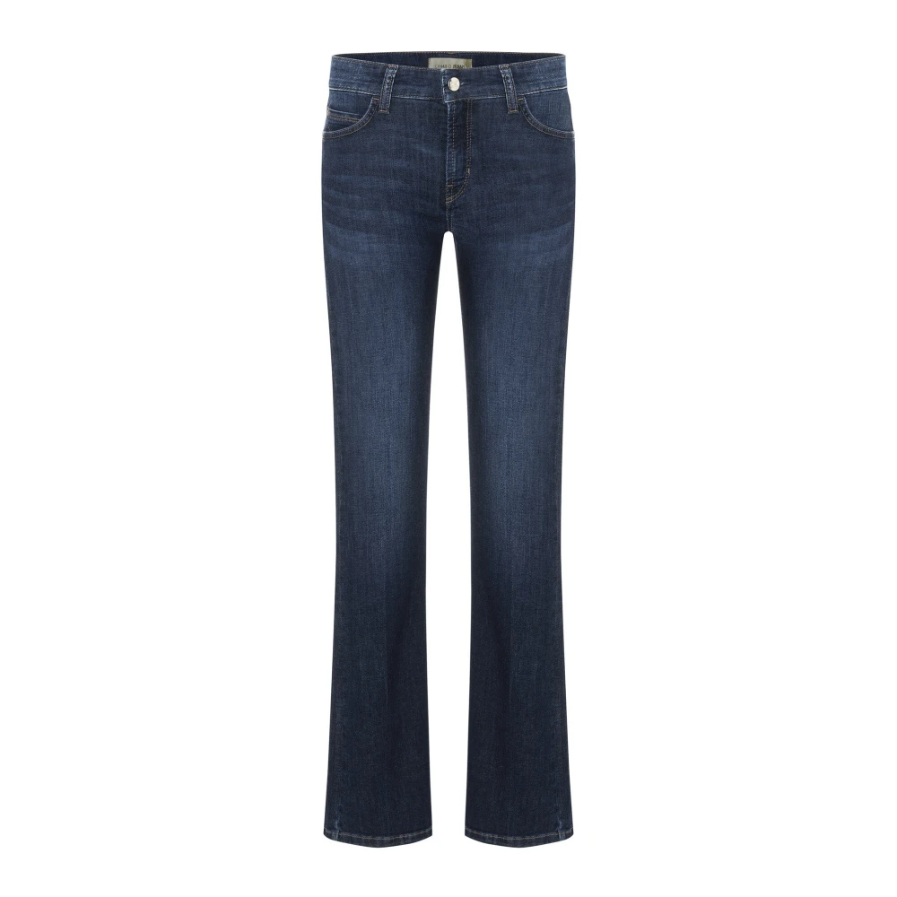 Cambio Women's Blue Bootcut Jeans, 2XL, Paris Flared Bukser