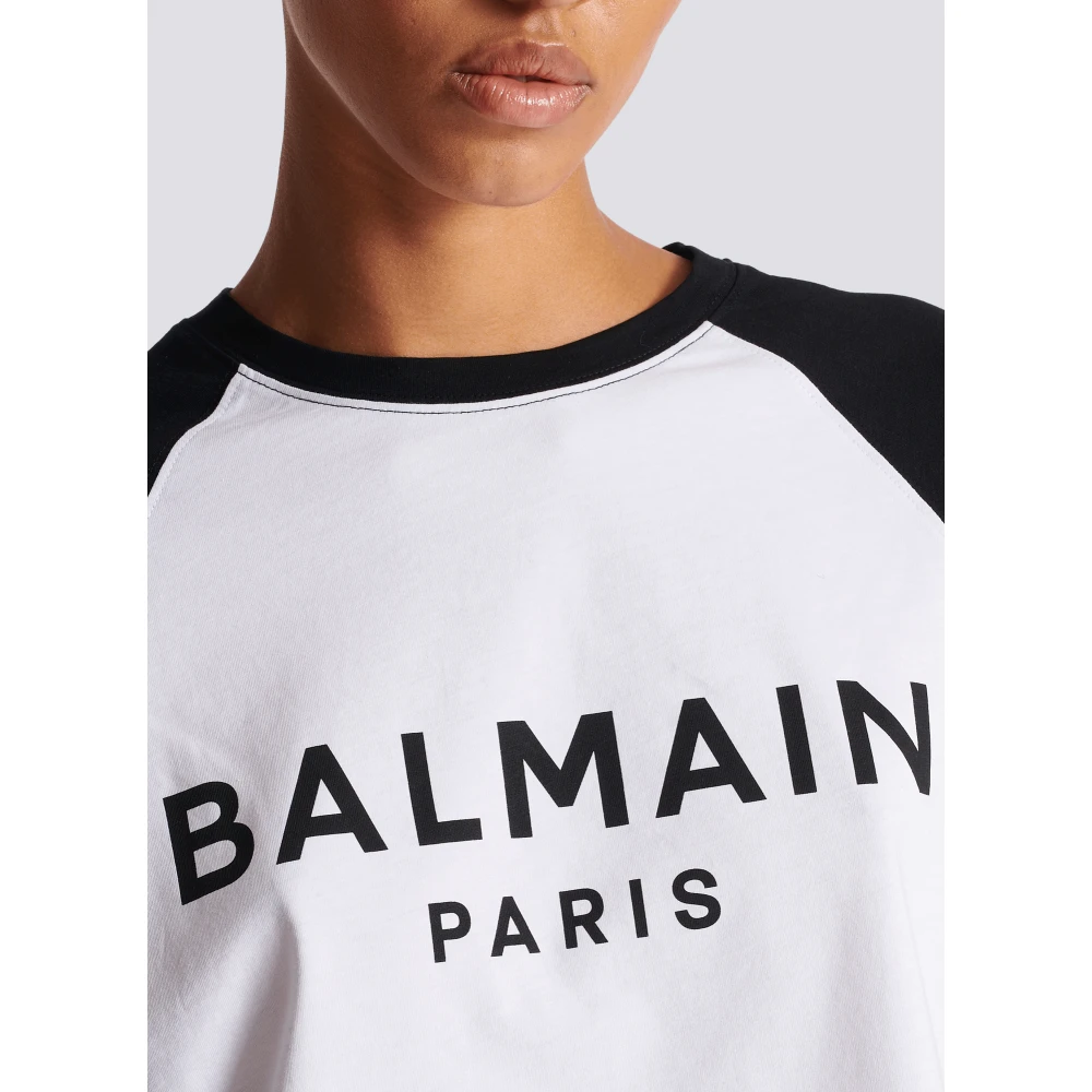 Balmain Paris T-shirt Black Dames