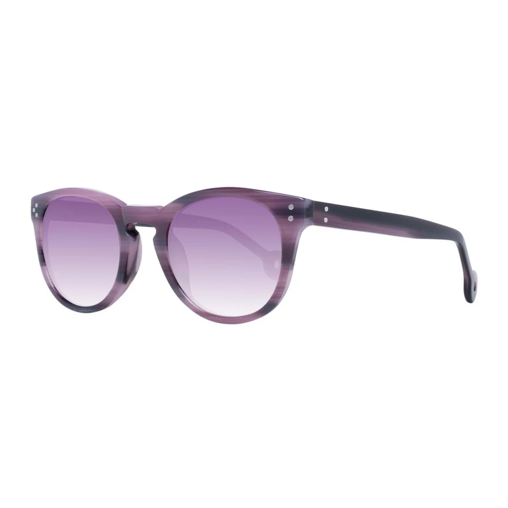 Hally & Son Stiliga runda solglasögon med spegellinser Purple, Unisex